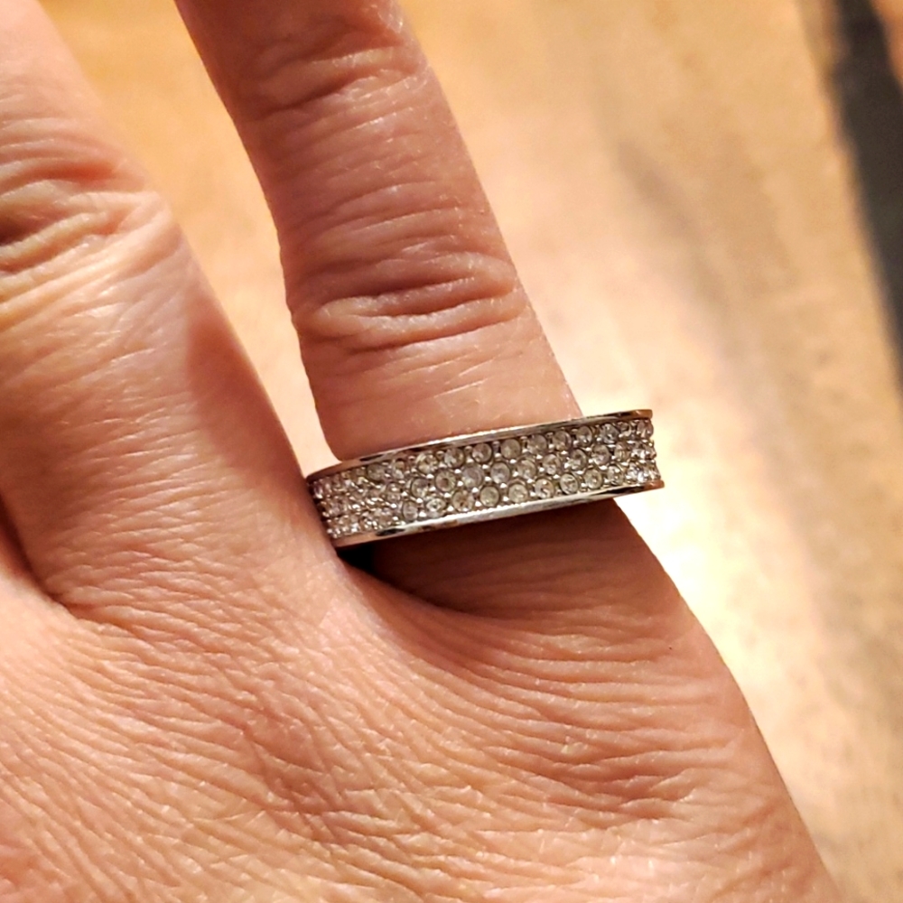 Swarovski crystal ring